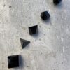 Juego Sólidos Platónicos Obsidiana (5 piezas). Accesorio de Obsidiana