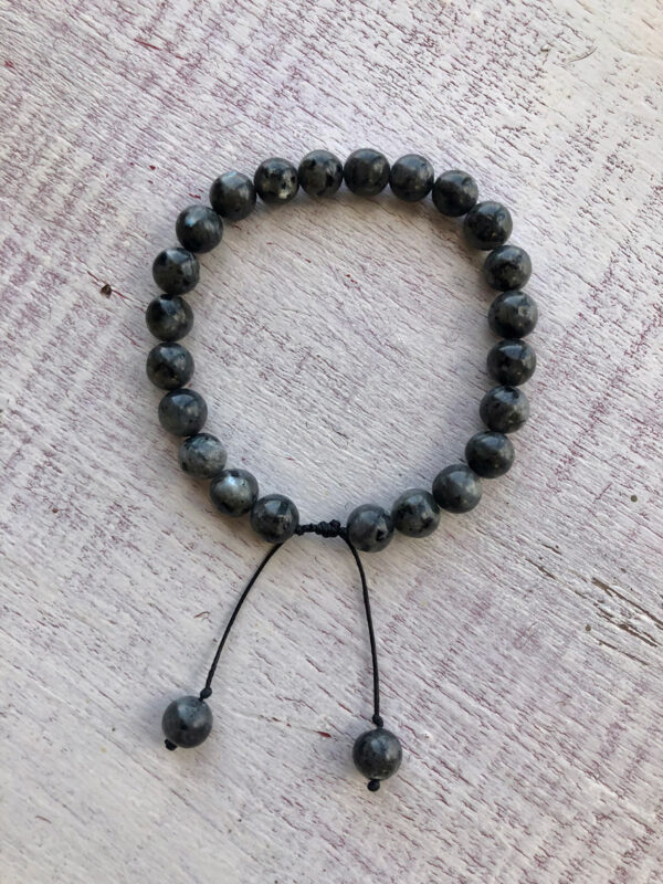 Labradorita negra. Pulsera de Labradorita negra